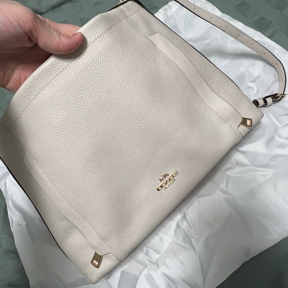 Coach White Leather Bag - Picture 3 of 13